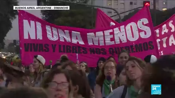 Des dizaines de milliers de femmes manifestent contre la violence machiste en Argentine