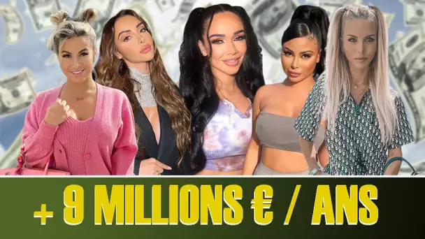 + de 9 Millions € touchés par Nabilla Jessica Jazz Carla Maéva en 1 an? On dit tout sur le business