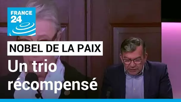 Nobel de la paix : le militant Ales Beliatski, l'ONG russe Memorial et le CCL ukrainien récompensés