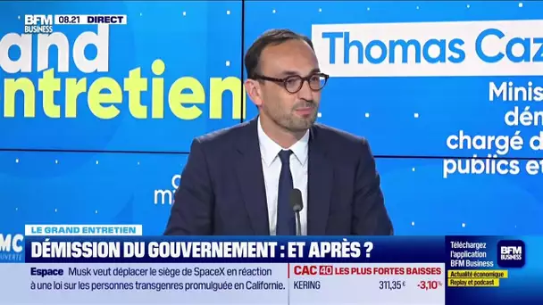 Thomas Cazenave (Ministre des comptes publics) : Macron accepte la démission du gouvernement