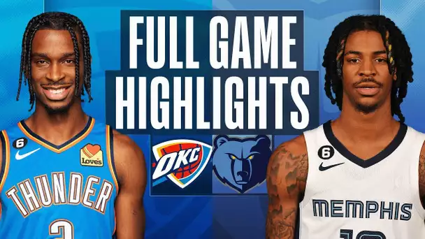 THUNDER at GRIZZLIES | NBA FULL GAME HIGHLIGHTS | December 7, 2022