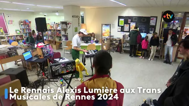 Le Rennais Alexis Lumière aux trans Musicales de Rennes 2024