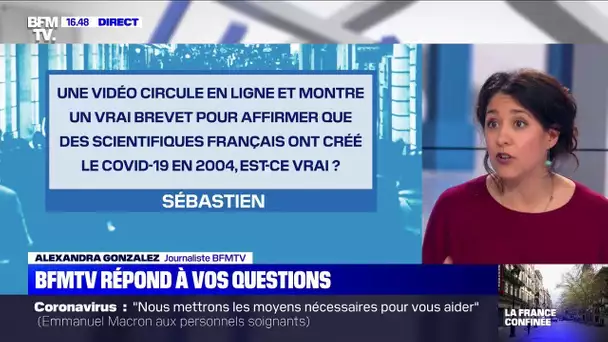 Des scientifiques français ont-ils créé le COVID-19 en 2004 ? BFMTV répond à vos questions