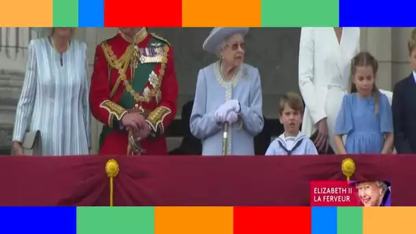 VIDÉO – Jubilé d’Elizabeth II  le prince Louis boudeur et dissipé, il fait des siennes