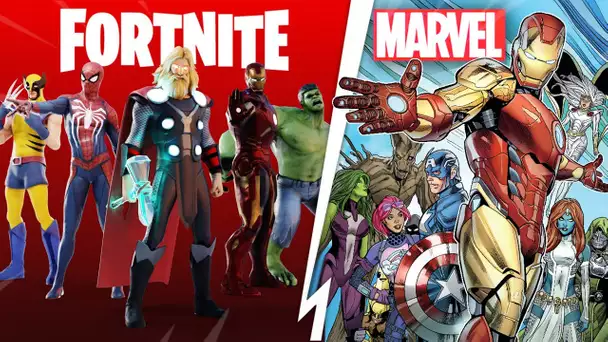 LE BIFROST VIENT D'ARRIVER SUR FORTNITE ... (+ LES SKINS MARVEL THOR, IRON MAN, GROOT, MISS HULK ..)