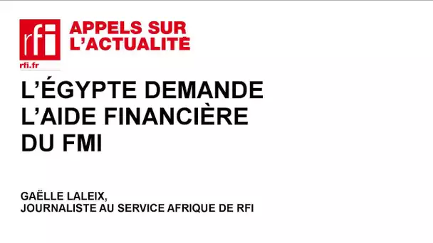 L’Égypte demande l’aide financière du FMI