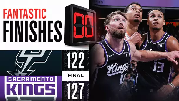 Final 4:23 WILD ENDING Spurs vs Kings 👀🔥 | February 22, 2024