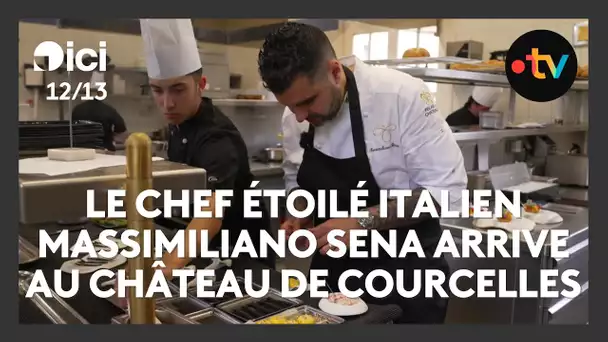 Le chef étoilé italien Massimiliano Sena arrive au Château de Courcelles