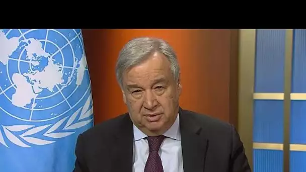 António Guterres : "Nous sommes en guerre contre le coronavirus"