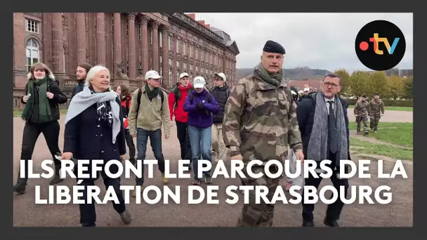 Une centaine d'élèves de Saverne refont le parcours des libérateurs de Strasbourg