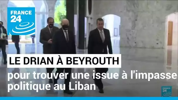 Le Drian à Beyrouth pour trouver une issue à l'impasse politique au Liban • FRANCE 24