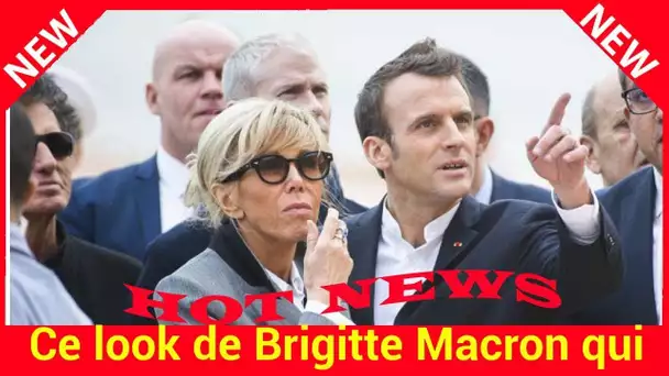 Ce look de Brigitte Macron qui surprend la presse anglaise