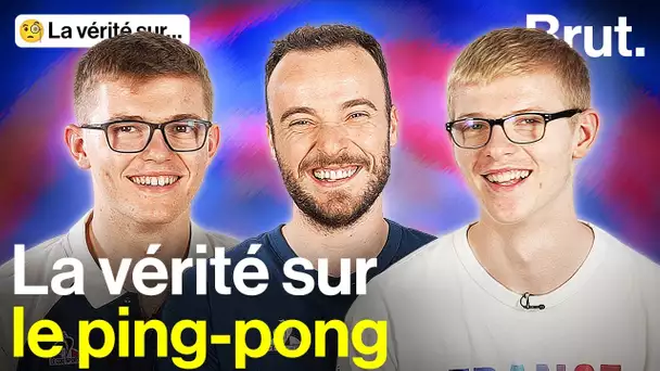 La vérité sur le ping-pong par Simon Gauzy et les frères Lebrun