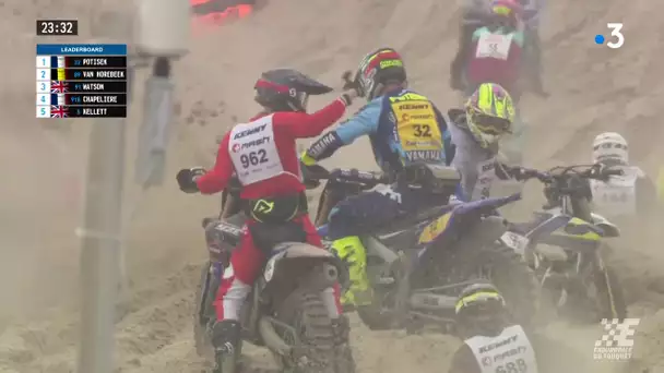 Enduropale du Touquet : nouvelle petite chute de Potisek à 20 min de la fin