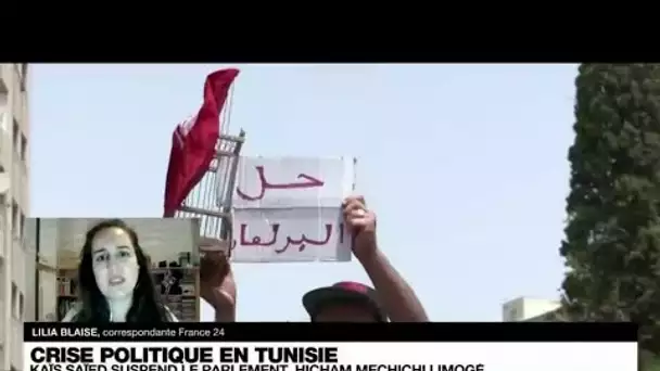 Tunisie : le président Kaïs Saïed suspend le Parlement et démet le Premier ministre Hichem Me...