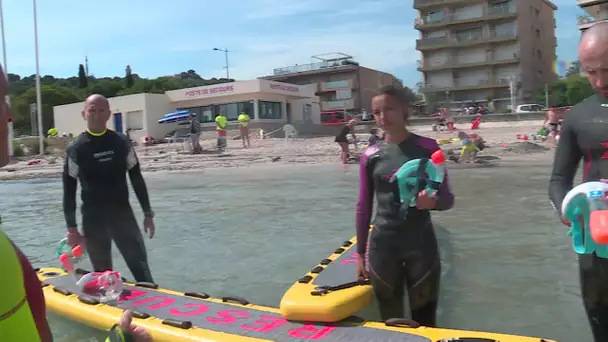 Des masques aquatiques pour les sauveteurs sur les plages, Covid oblige