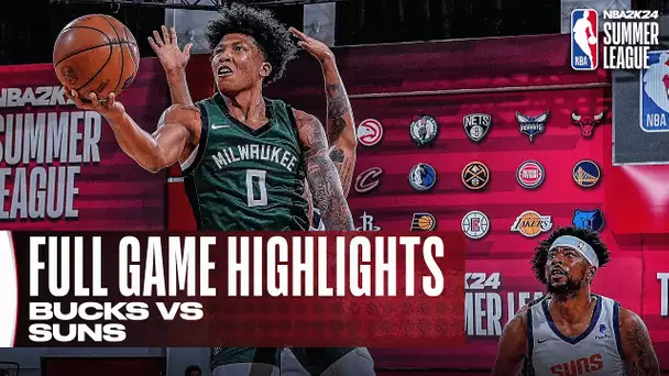 BUCKS vs SUNS | NBA SUMMER LEAGUE | FULL GAME HIGHLIGHTS