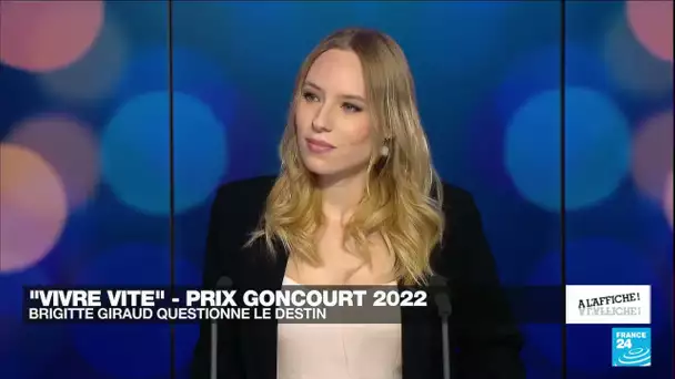 Littérature : le prix Goncourt attribué à Brigitte Giraud pour "Vivre vite" • FRANCE 24