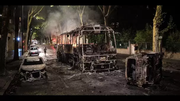 Mort de Nahel : «C'est un désastre», les résidents de Roubaix découvrent les dégâts