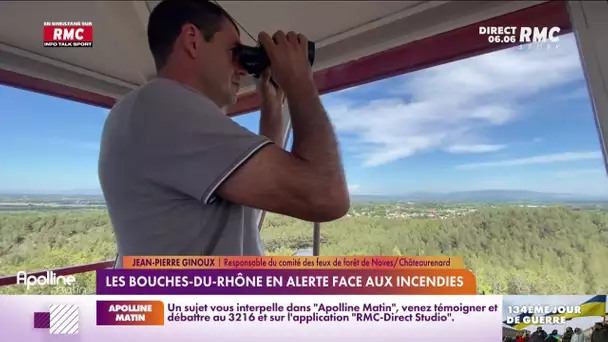 Les Bouches-du-Rhône en alerte face au risque d'incendie