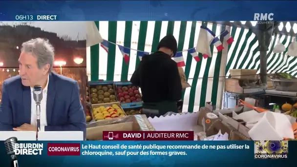 David, poissonnier, désespéré par la fermeture des marchés voulue par le gouvernement