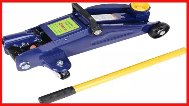 Aain 2 Ton Heavy Duty Floor Jack,Hydraulic Low Profile Trolley Service Floor Jack,Blue