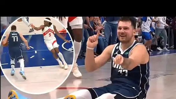 Luka Doncic Pulls Of RIDICULOUS Handles & Falling Fadeaway 😲