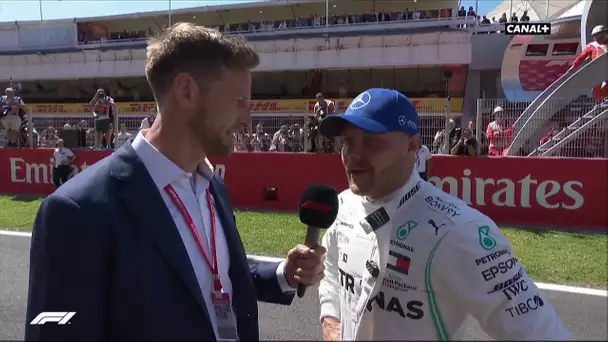 La réaction de Valtteri Bottas