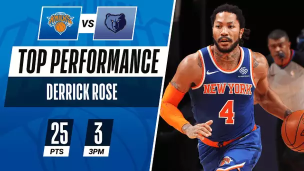 D-Rose posts SEASON-HIGH 25 PTS in the Knicks W! 🔥