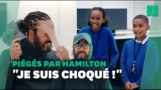 Lewis Hamilton métamorphosé pour piéger ces écoliers