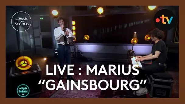 Il a remporté le Prix du Public au Printemps de Bouges 2024. LIVE MARIUS : "Gainsbourg"