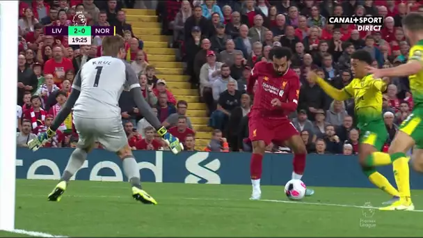 Premier League - 1ère journée - Le but de Mohamed Salah face à Norwich