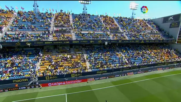 Calentamiento Cádiz CF vs Real Betis