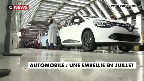 Automobile : une embellie en juillet