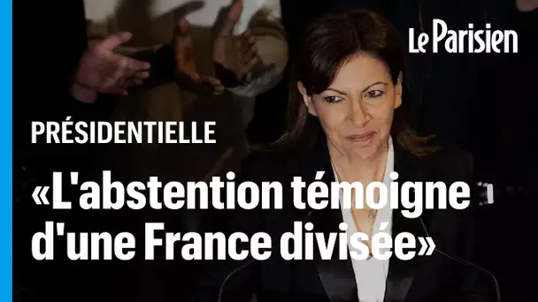 Présidentielle : Eliminée, Anne Hidalgo appelle à voter Emmanuel Macron