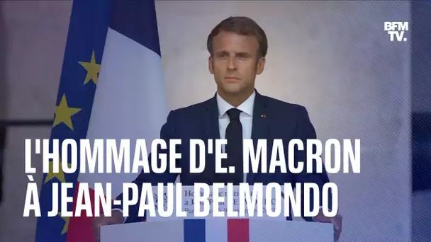 Hommage à Jean-Paul Belmondo: le discours d'Emmanuel Macron en intégalité