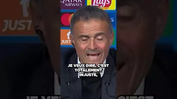 🤬🗯️ Le coup de gueule de Luis Enrique : "Une journée de m***e !" #Shorts