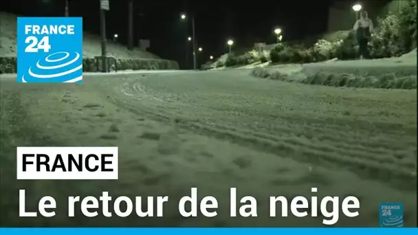 France : la neige recouvre la moitié nord du pays, des perturbations en Ile de France • FRANCE 24