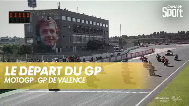 Le départ du dernier Grand Prix de Valentino Rossi