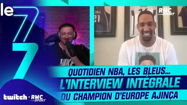 Twitch RMC Sport : Quotidien NBA, les Bleus, retraite... L'intégrale du champion d'Europe Ajinça