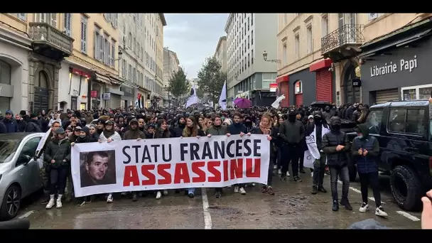 Affaire Erignac : des manifestants affluent à Bastia en soutien à Yvan Colonna