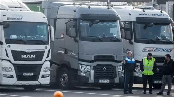 Réforme des retraites : dans le Nord, les routiers ont débuté leur mobilisation