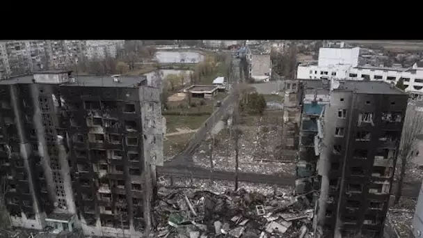 Ukraine : 26 corps retrouvés sous des bâtiments en ruine à Borodyanka