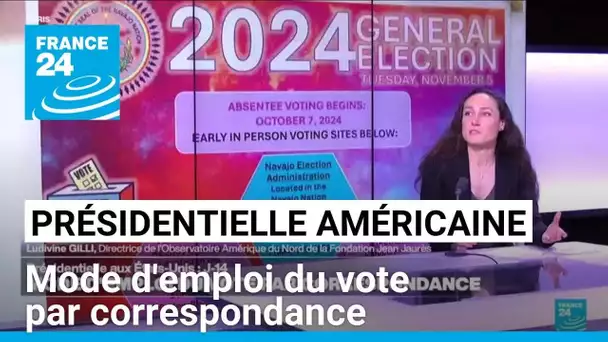 Présidentielle américaine : mode d'emploi du vote par correspondance • FRANCE 24