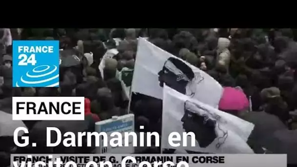 France : en visite en Corse, G. Darmanin joue l'apaisement et la carte de l'autonomie • FRANCE 24