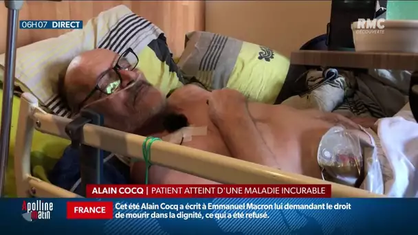 Atteint d’une maladie incurable, Alain Coq cessera de s’alimenter et de s’hydrater