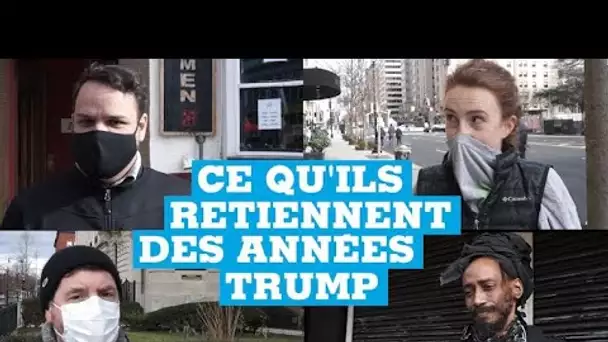 "Chaos" et "pagaille" : ce que les habitants de Washington retiennent des années Trump