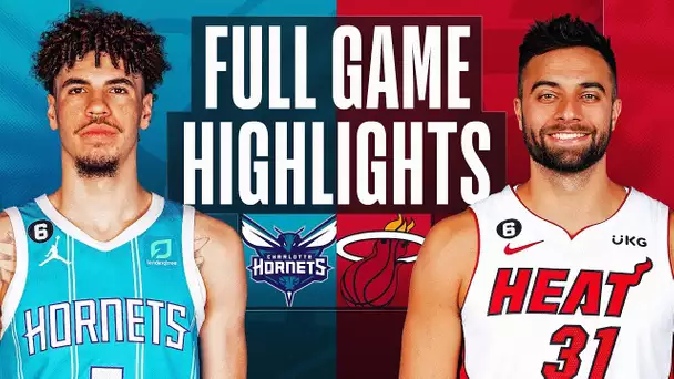 HORNETS at HEAT | NBA FULL GAME HIGHLIGHTS | November 12, 2022