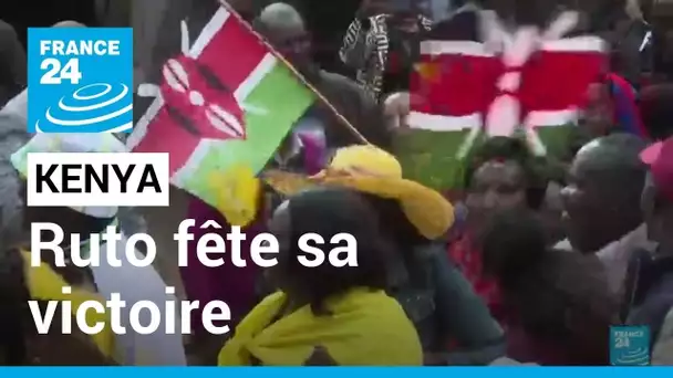 Présidentielle au Kenya : William Ruto et ses partisans fêtent la victoire • FRANCE 24