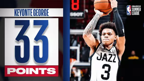 16th Overall Pick Keyonte George Drops HUGE DOUBLE-DOUBLE | 33 PTS, 10 AST, 6 3PM